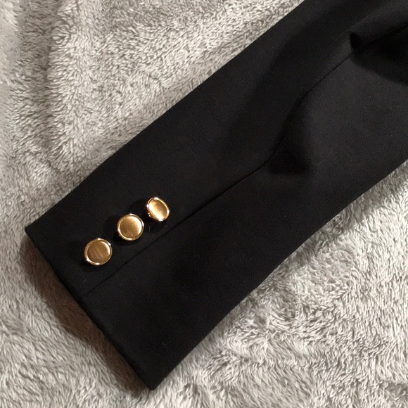H&M Black Blazer with Gold Buttons NWOT - Picture 4 of 7